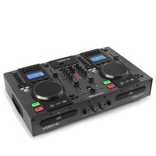 Vonyx CDJ450 DJ CD Mixer with Dual CD Players & Bluetooth - Professional Sound