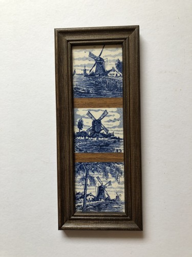 Delft holland windmills blue - delft,