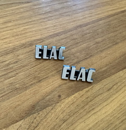 Elac emblems sign signs 25mm - emblems,