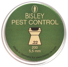 Bisley Pest Control  Airgun Pellets .22/5.50mm Qty 200 Free P&P L51