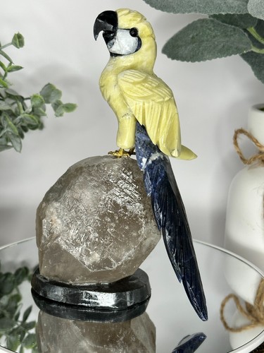 Hand carved lime green - lime, quartz