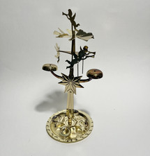 Gold Angel Yule Christmas Candle Chimes - Holiday Decor