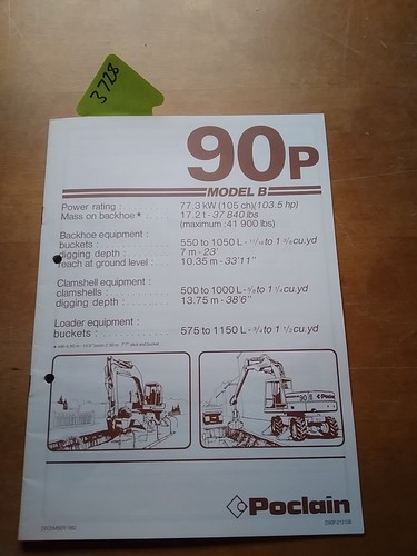 Poclain model b - 90,