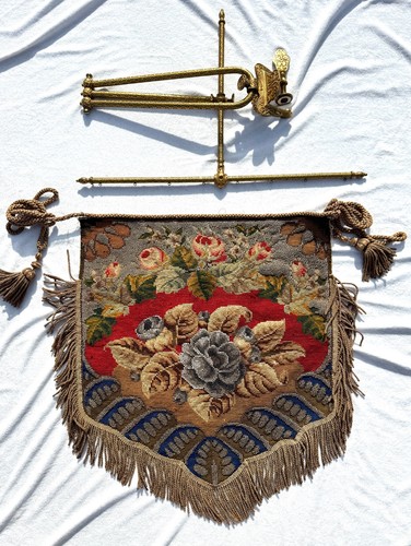 Stunning antique embroidered - antique,