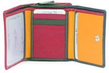 Small Golunski Compact Leather Tri Fold Wallet Purse Various colours RFID 
