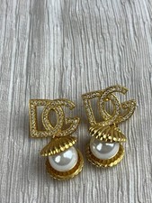 Dolce Gabbana Gold DG Dangle