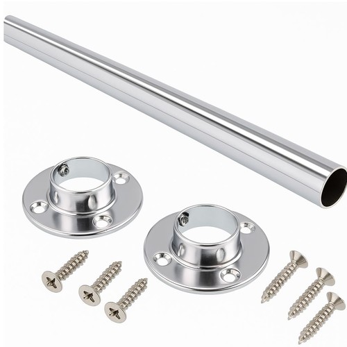 Ianpav wardrobe rail chrome - wardrobe,
