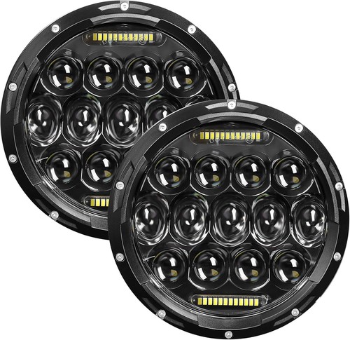 Led headlight round - led,