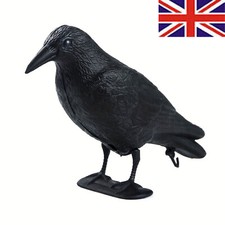 Pigeon Scarer Life Size Decoy Crow Pest Control Repellent Deterrent Scarecrow