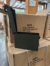 Metal M19A1 .30 Cal Ammo Box