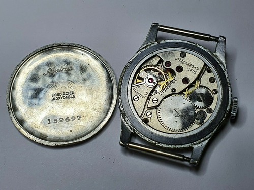 Military period alpina watch - military,
