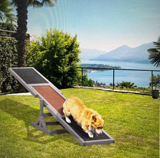 PawHut 1.8m Wooden Pet Seesaw