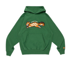 HUMAN HOPE GREEN HEAVYWEIGHT HOODIE BTS HUMAN MADE J-Hope Replica  LARGE SIZE