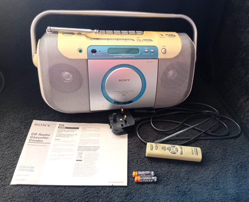Sony cfd e100l portable - sony, cd