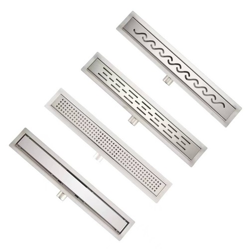 Linear shower drain stainless - linear,