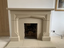 Gothic Style Stone Fireplace