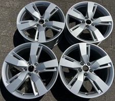 4 GENUINE 19" ALLOY WHEELS AUDI Q5 FY 80A601025D 8x19 ET39 S-LINE FREEHUB