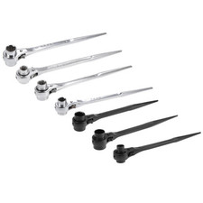 12 Point Dual Ratchet Podger Scaffold Spanner Wrench 10 x13 x17 x19 x21 19x24