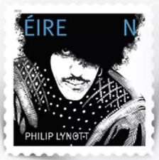 GENUINE Phil Lynott Stamp - 50th Anniversary Thin Lizzy An Post Ireland