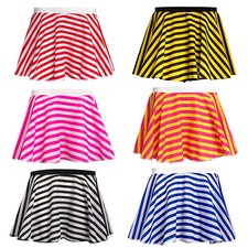 GIRLS Stripe Skirt MUNCHKIN Candy stripe DANCE Pantomime COSTUME Rock and Roll