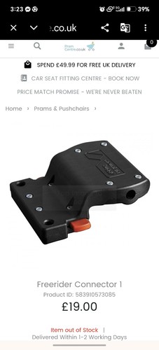 Mountain buggy adapter - buggy,