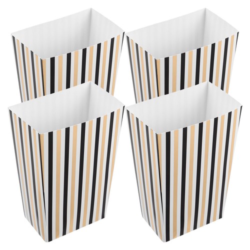 Pcs striped popcorn box - popcorn,