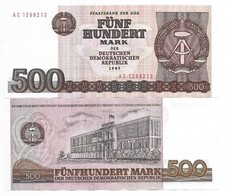 East Germany 500 Mark DDR 1985