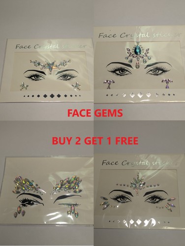 Face gems adhesive - adhesive, glitter