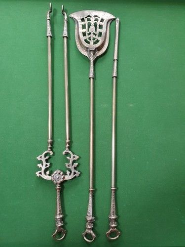 Antique victorian set - antique, brass