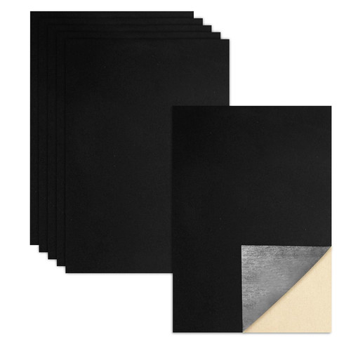 Black self adhesive felt - black,