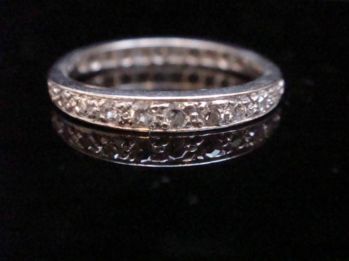 Edwardian 18ct diamond - 18ct,