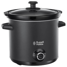 Russell Hobbs Chalkboard Slow Cooker with 4 Portion 3 Heat & Keep Warm 3.5LBlack