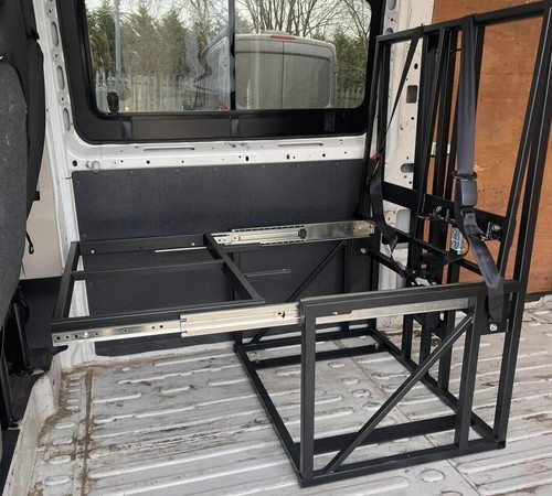 Fixed campervan seat frame - , to