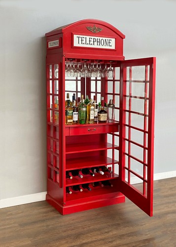 Drinks cabinet bar red - bar,