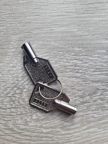 Vintage tubular barrel keys - tubular,
