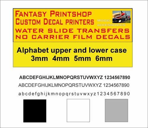 Alphabet letters number - letters, upper