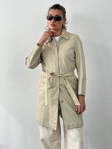 Vintage 1990s leather belted - vintage,