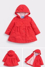 Jacadi Girls Red Hooded Coat