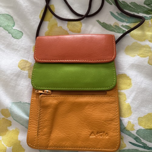 Vintage tula leather purse bag - leather,