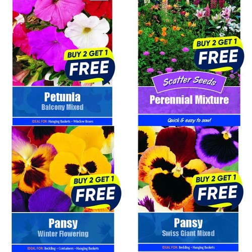 Flower seeds plants - seeds, borders