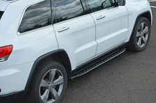 Black Side Steps Bars Running Boards To Fit Jeep Grand Cherokee (2011+)