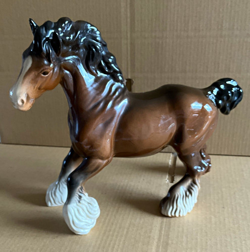 Beswick cantering shire horse - cantering,