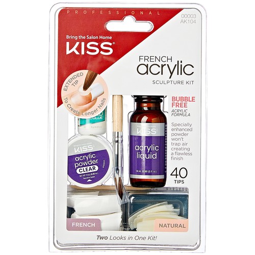 Kiss nails french acrylic - french,