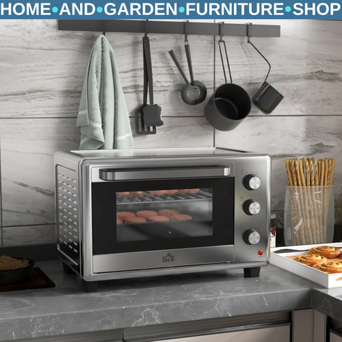 Silver 30l mini oven - silver,