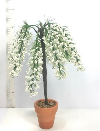 White cherry blossom - white,