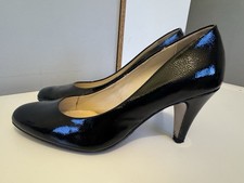 VAN DAL  'HOLT'  BLACK PATENT LEATHER CLASSIC COURT SHOES SIZE 5