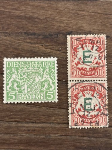 Bavaria stamps from - bavaria., 3
