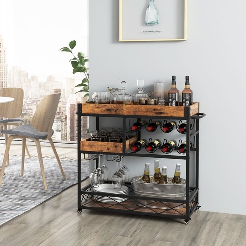 Home bar serving cart - home,