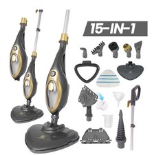 SUPERLEX 15-in-1 Upright & Handheld Steam Mop Cleaner 1500W Floor Window Steamer