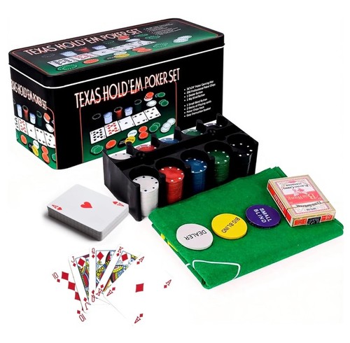 Poker set compact texas - set,